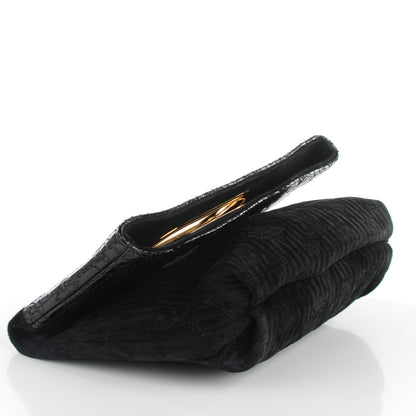 Louis Vuitton Suede Monogram Motard Afterdark Clutch Black 4 of 7