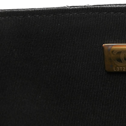 Chanel Grained Calfskin Quilted XXL Travel Flap Bag Black 7 of 10