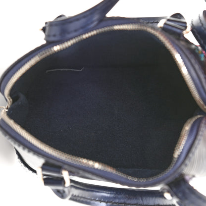 Louis Vuitton Epi Sequins Flame Alma Nano Blue Nuit 5 of 8