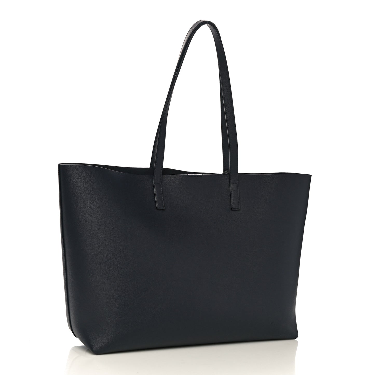Calfskin Large Shopping Tote Navy