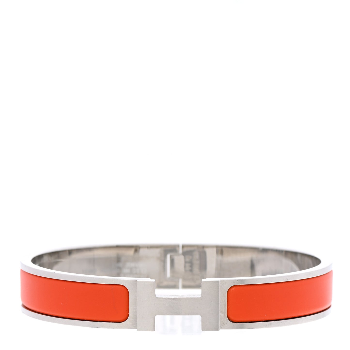 Matte Enamel Narrow Clic Clac HH Bracelet T6 Orange