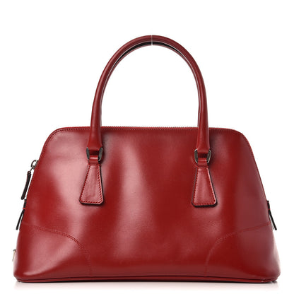 Prada Box Calfskin Mini Frame Bowler Rosso 1 of 13