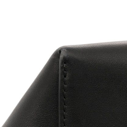 The Row Polished Saddle Calfskin Medium N/S Park Tote Black 11 of 12