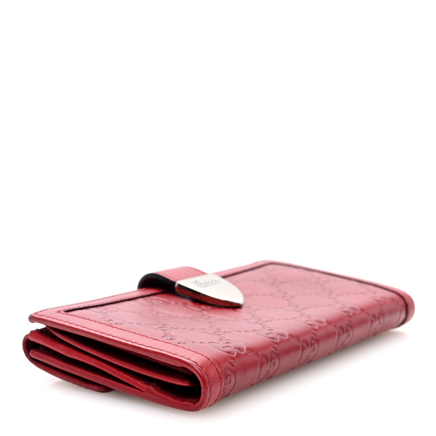 Guccissima Continental Wallet Red