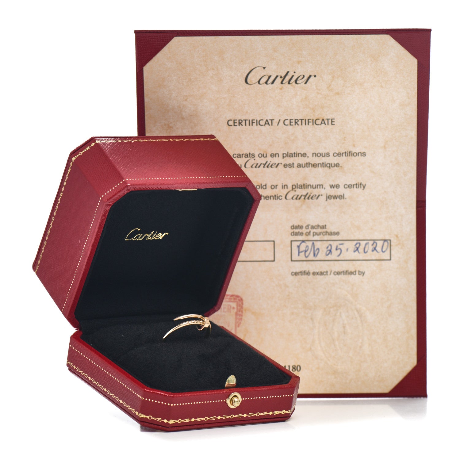 Cartier 18K Yellow Gold Small Juste Un Clou Ring 59 8.75 5 of 5