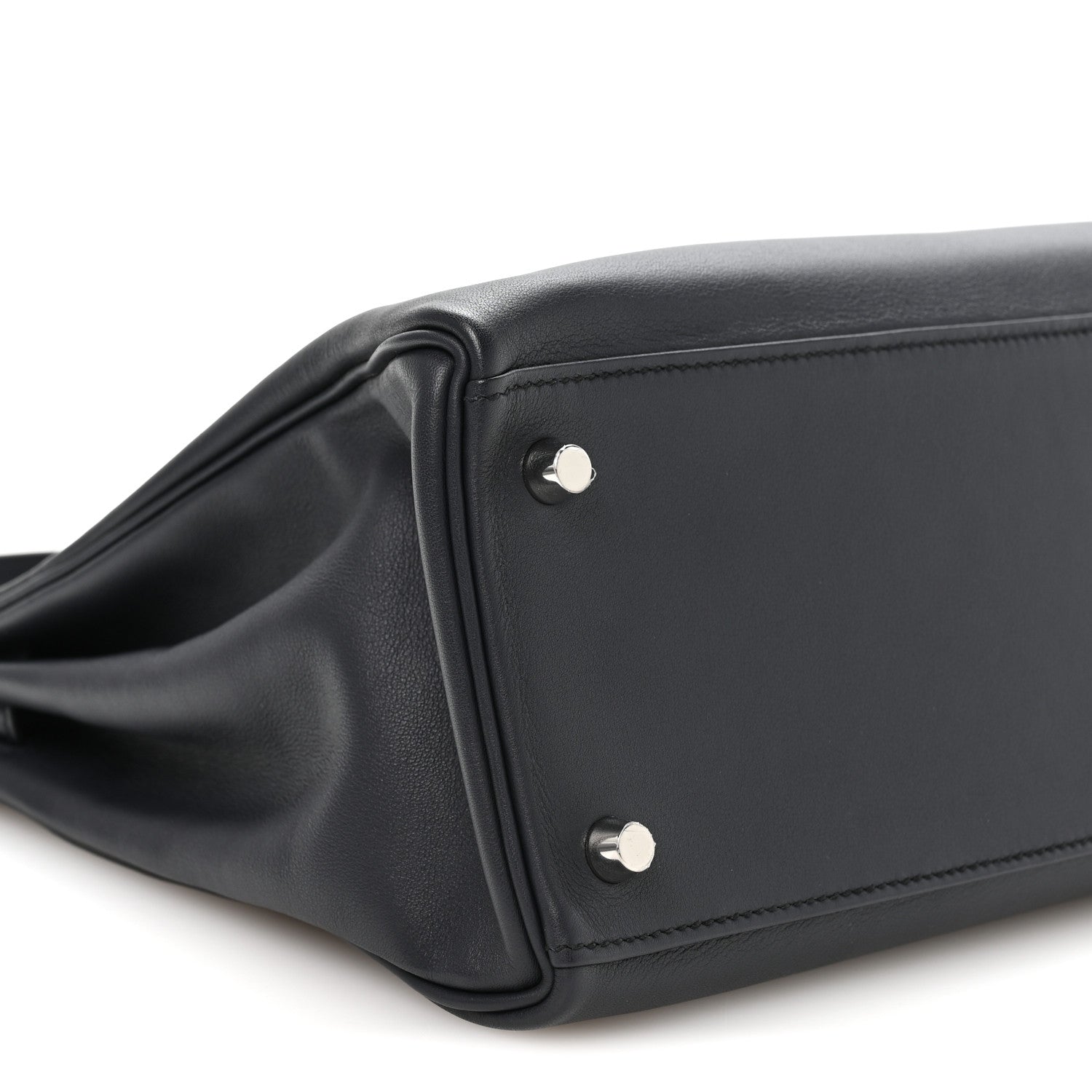 Hermes Swift Horseshoe Kelly Retourne 32 Bleu Obscur 8 of 10