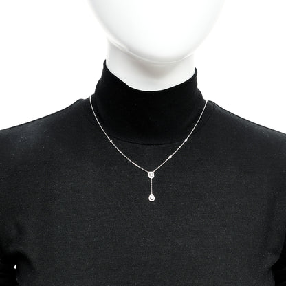 Messika 18K White Gold Diamond My Twin Tie Necklace 2 of 7