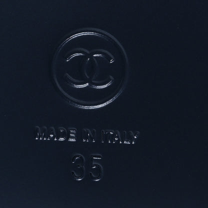 Chanel Denim CC Dad Sandals 35 Dark Blue 8 of 11