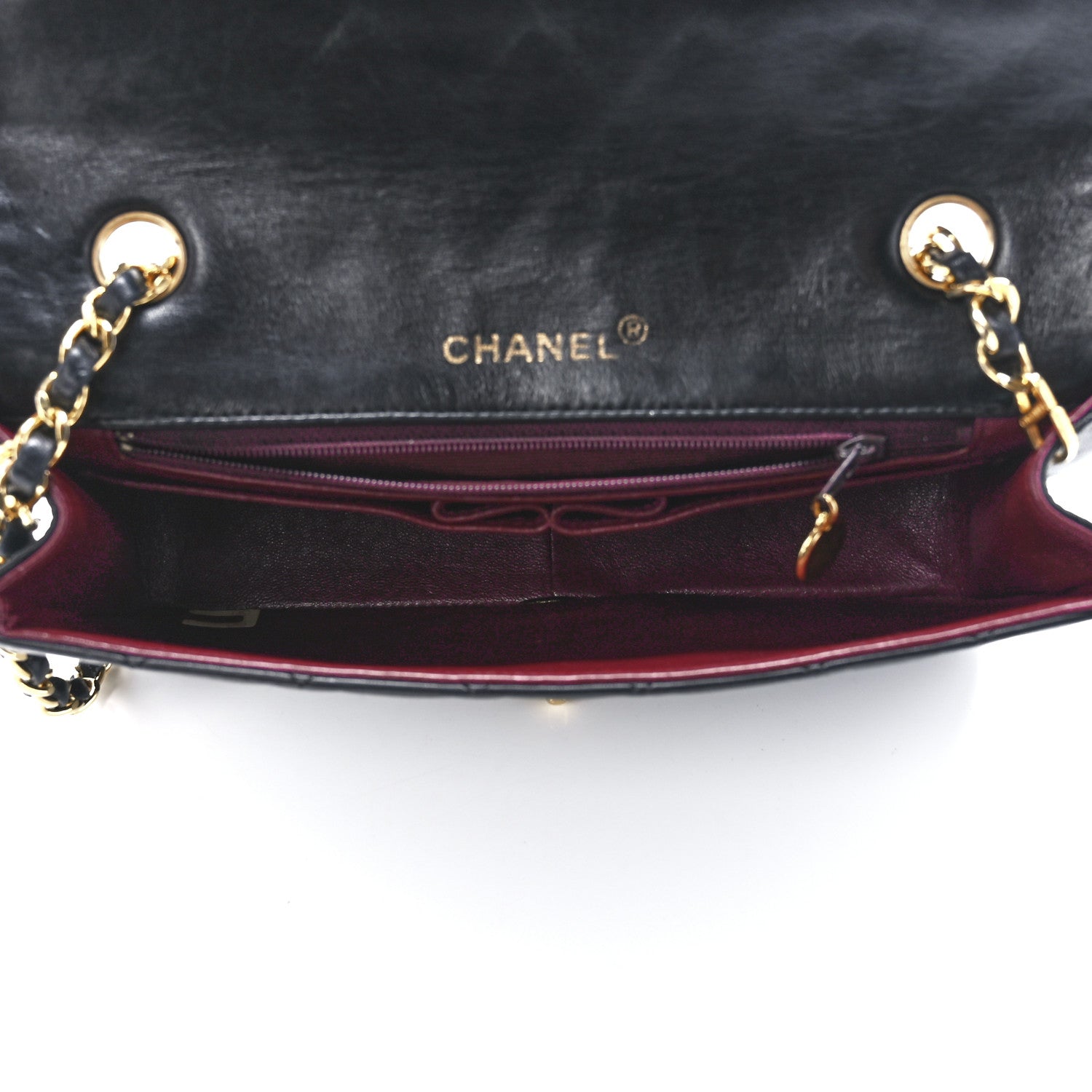Chanel Lambskin Quilted Small Single Flap Black 5 of 12