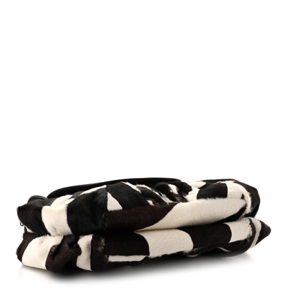 Christian Dior Pony Hair Zebra Print Jazzclub Shoulder Bag 4 of 10