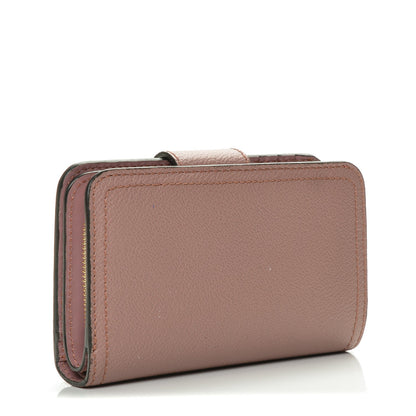 Burberry Grainy Leather Buckle Detail Zip Wallet Dusty Pink 3 of 6