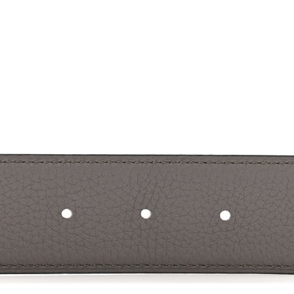 Hermes Box Togo 38mm Constance H Belt 80 32 Black Etain 4 of 7