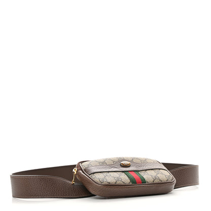 Gucci GG Supreme Monogram Ophidia Belted iPhone Case 95 38 Dark Brown 4 of 13