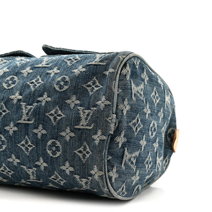 Louis Vuitton Monogram Denim Neo Speedy Blue 19 of 29