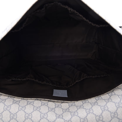 Gucci GG Plus Monogram Messenger Diaper Bag Ecru Grigio 5 of 8