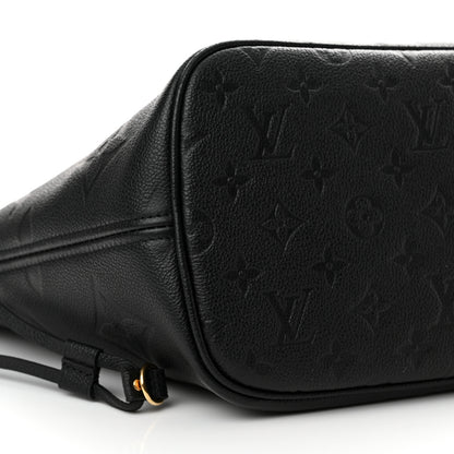 Louis Vuitton Empreinte Monogram Giant Neverfull MM Black 8 of 9