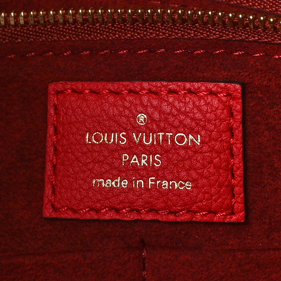 Louis Vuitton Calfskin Monogram Kimono Tote Cherry 6 of 12
