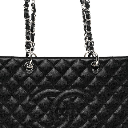 Chanel Caviar Quilted Grand Shopping Tote GST Black 5 of 11