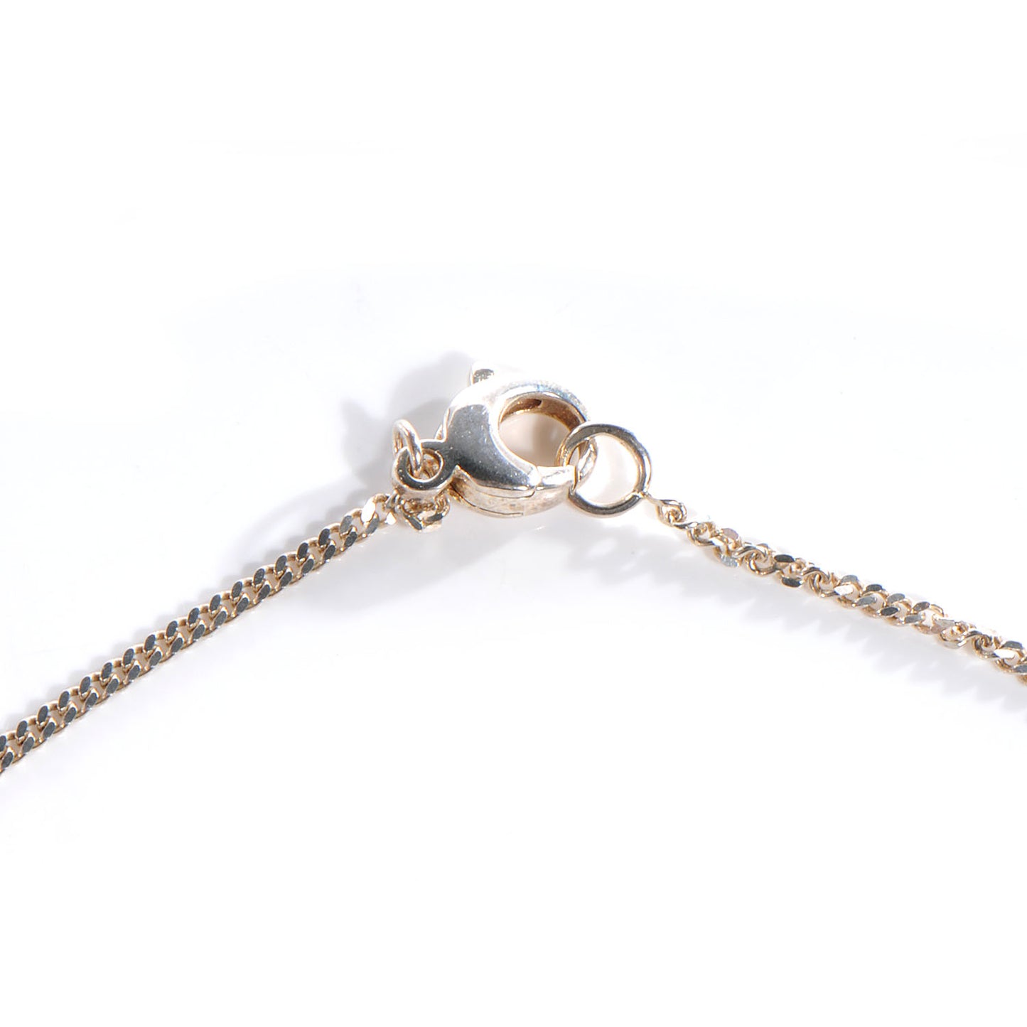 Sterling Silver Camellia Drop Necklace White