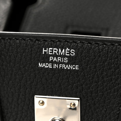 Hermes Togo Birkin 25 Black 6 of 11