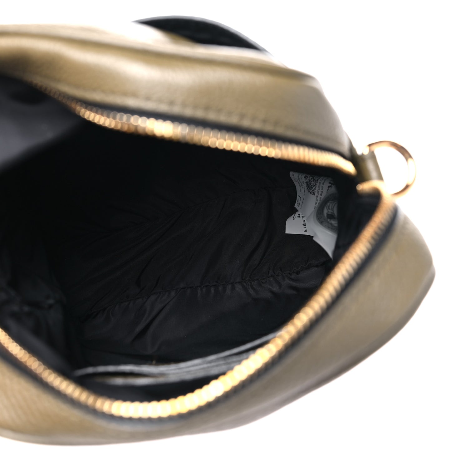 Grained Calfskin Small Medusa Messenger Bag Khaki