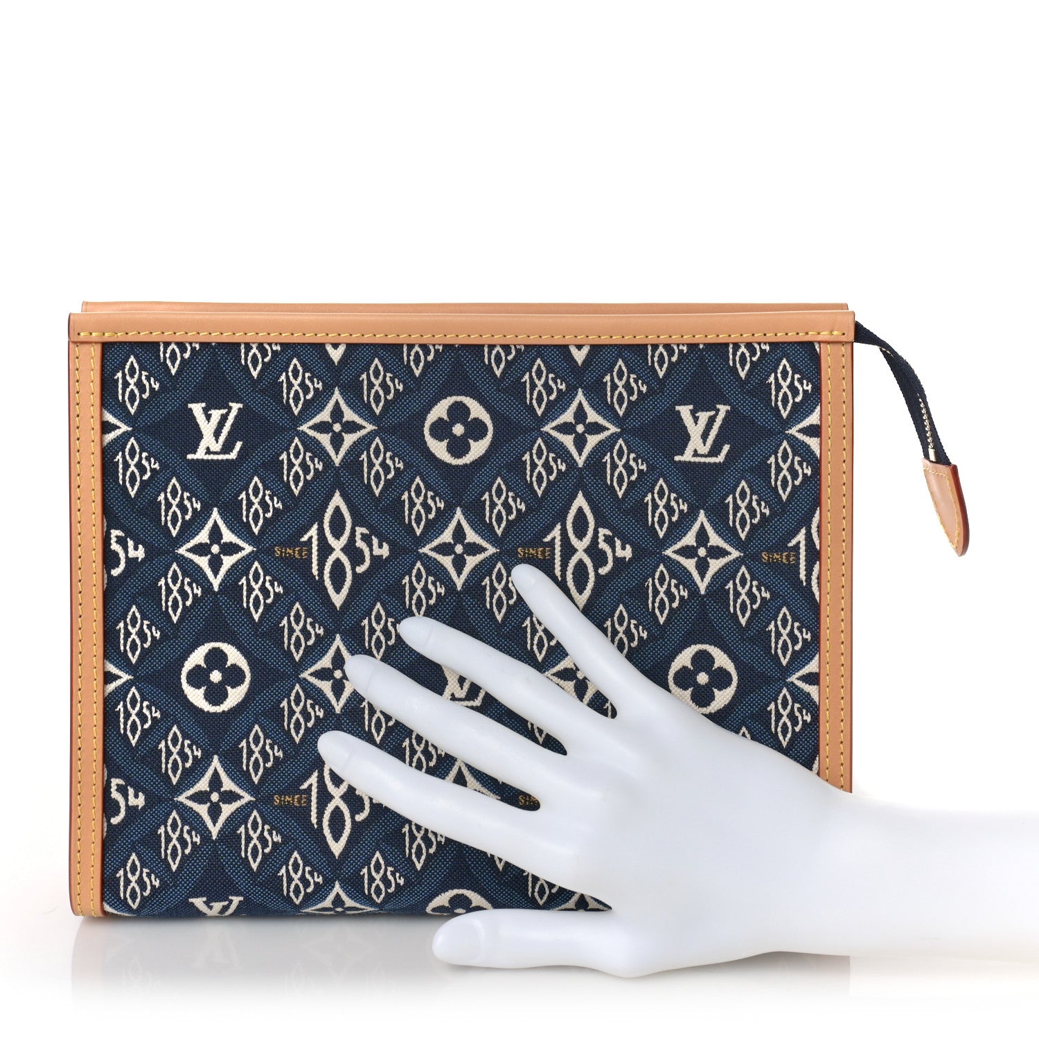 Louis Vuitton Jacquard Since 1854 Toiletry Pouch 26 Blue 2 of 9