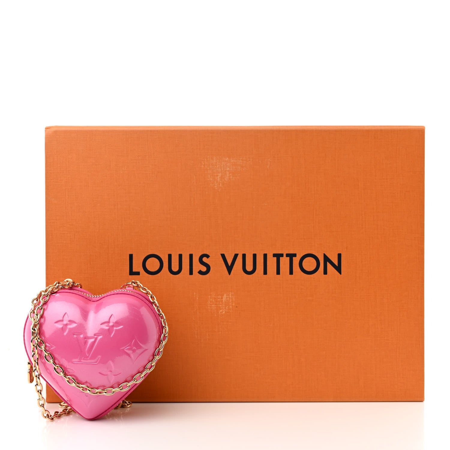 Louis Vuitton Vernis Keep My Heart Chain Bag Neon Pink 10 of 10