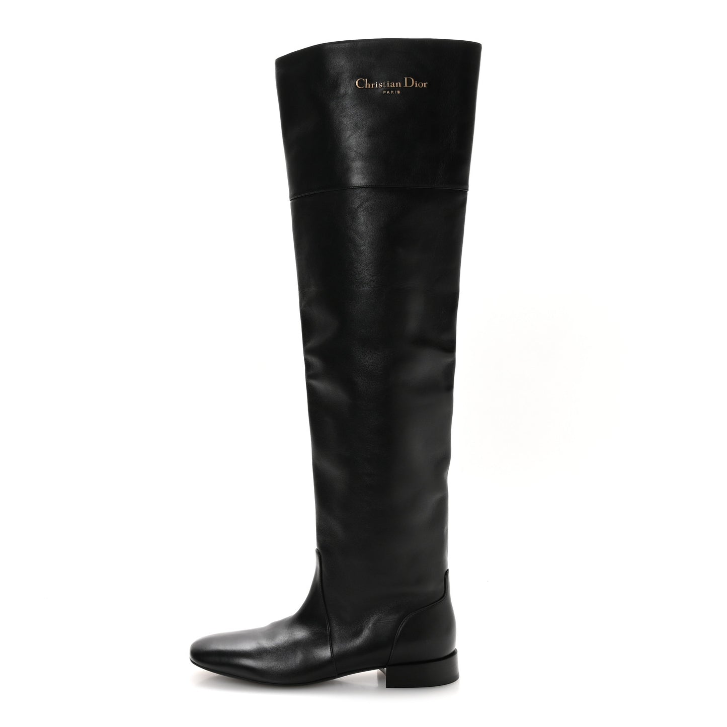 Calfskin D-Town Boots 37.5 Black