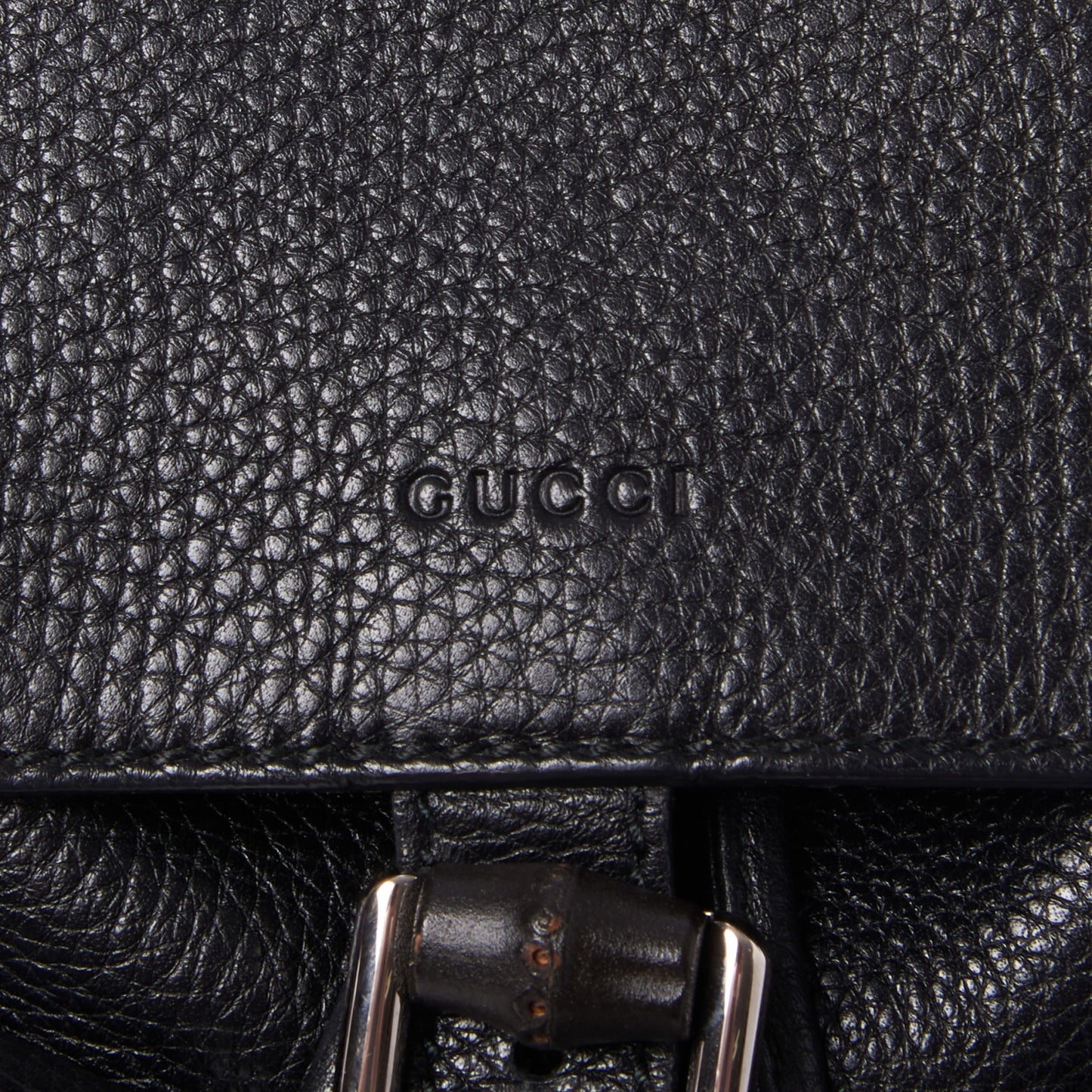 Cellarius Calfskin Medium Bamboo Backpack Black