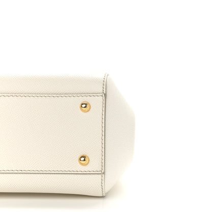 Dolce & Gabbana Dauphine Medium Miss Sicily Satchel White 9 of 10