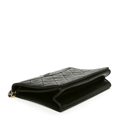 Chanel Lambskin Quilted CC Small Single Flap Black 3 of 6