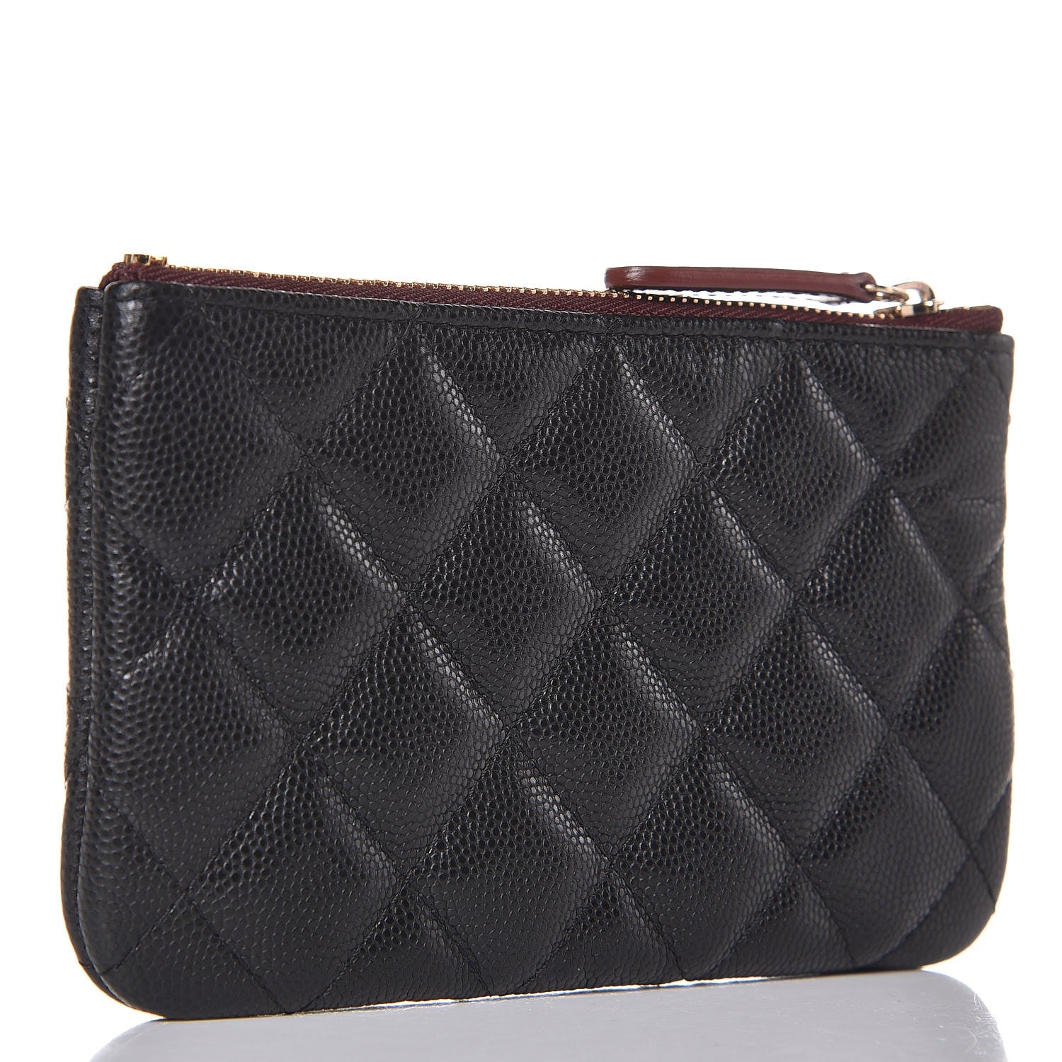 Chanel Caviar Quilted Small Cosmetic Case Black 3 of 8