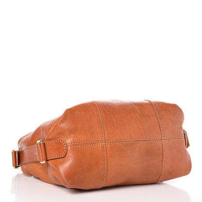 Valentino Garavani Grained Calfskin Histoire Hobo Tan 4 of 7