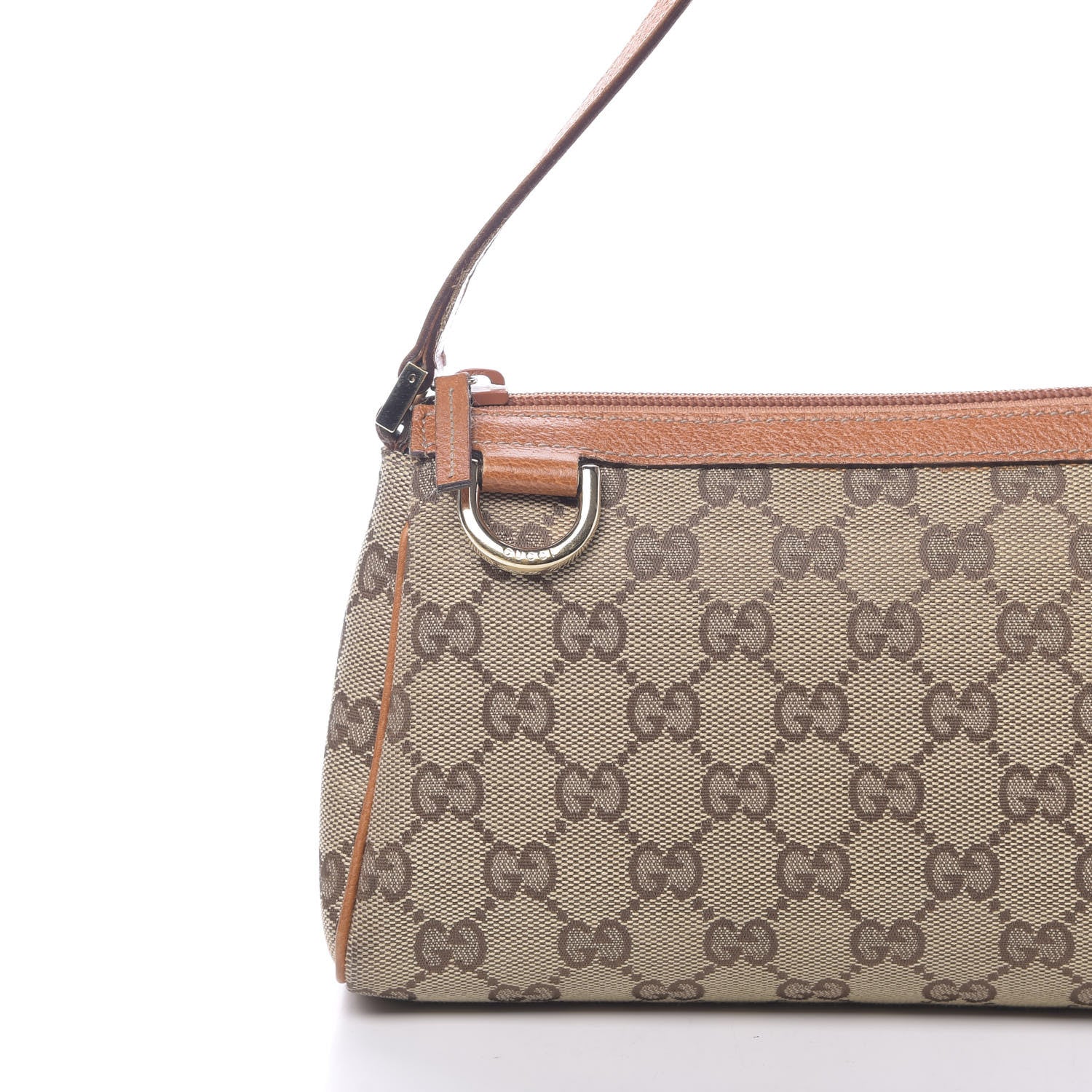 Gucci Monogram D Ring Cosmetic Case Light Brown 10 of 15