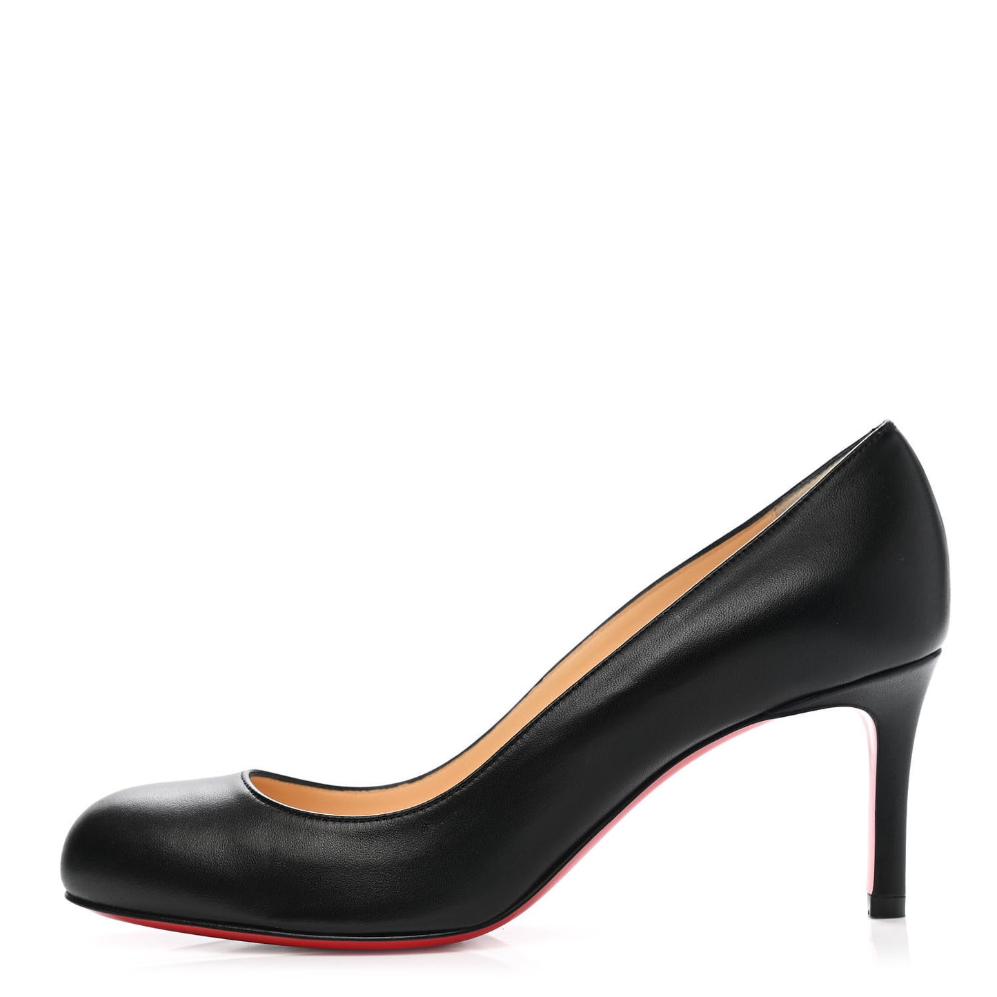 Shiny Nappa Simple 70 Pumps 36.5 Black