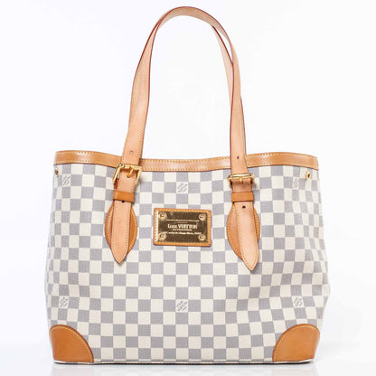 Louis Vuitton Damier Azur Hampstead MM 1 of 9