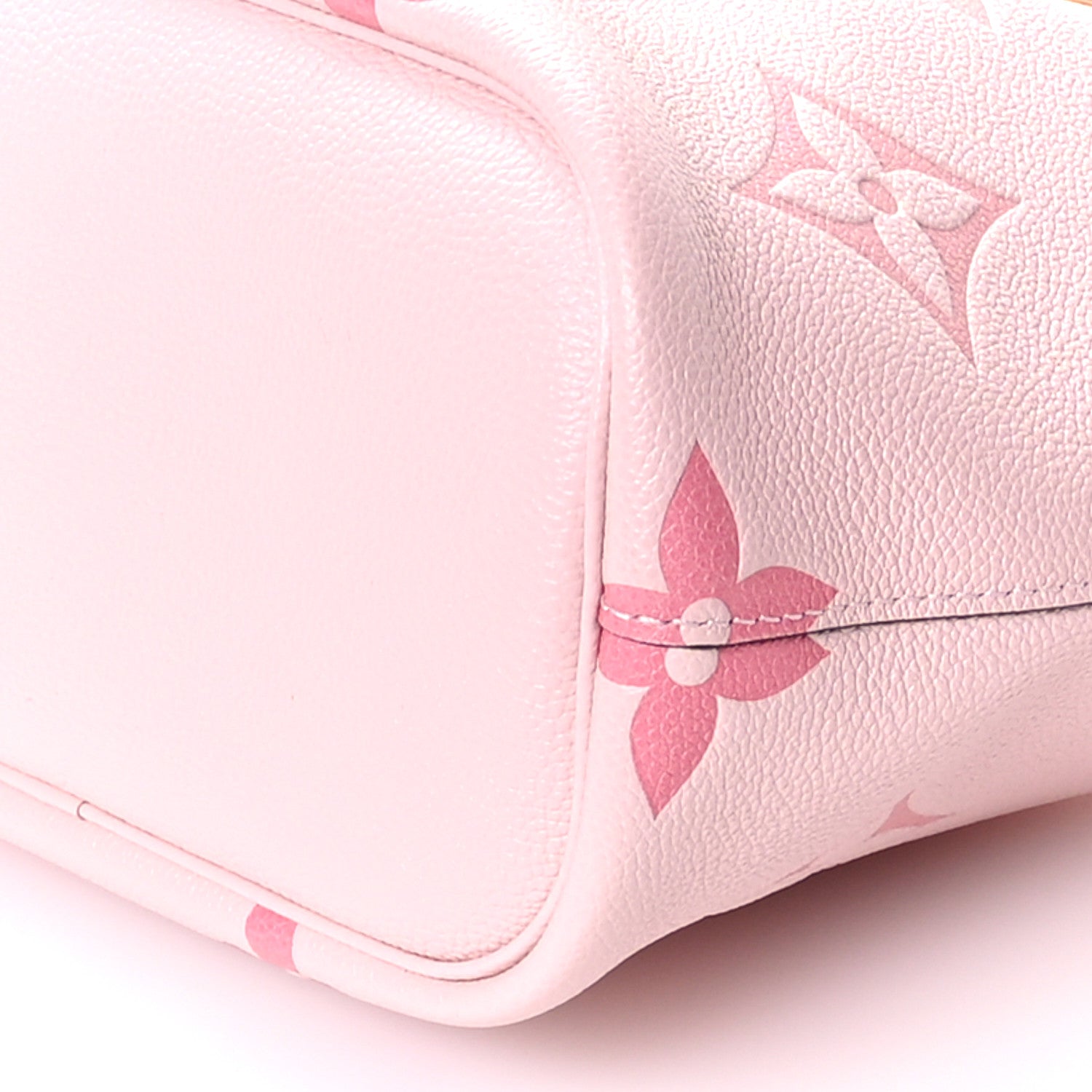Louis Vuitton Empreinte Monogram Giant By The Pool Marshmallow Hobo PM Bouton De Rose 9 of 9