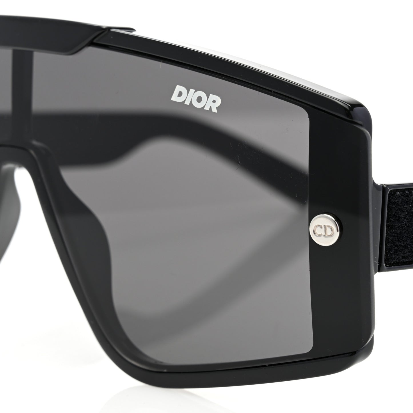 Acetate Diorxtrem MU Oblique Mask Sunglasses Black