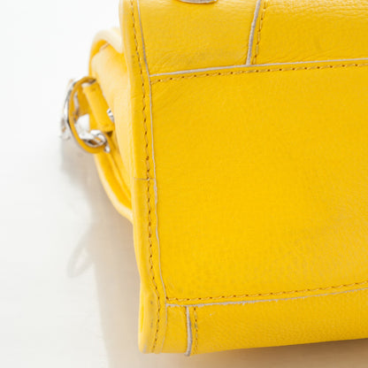 Balenciaga Supple Grained Calfskin Classic Silver Hardware Highlight City Jaune Soleil 9 of 11