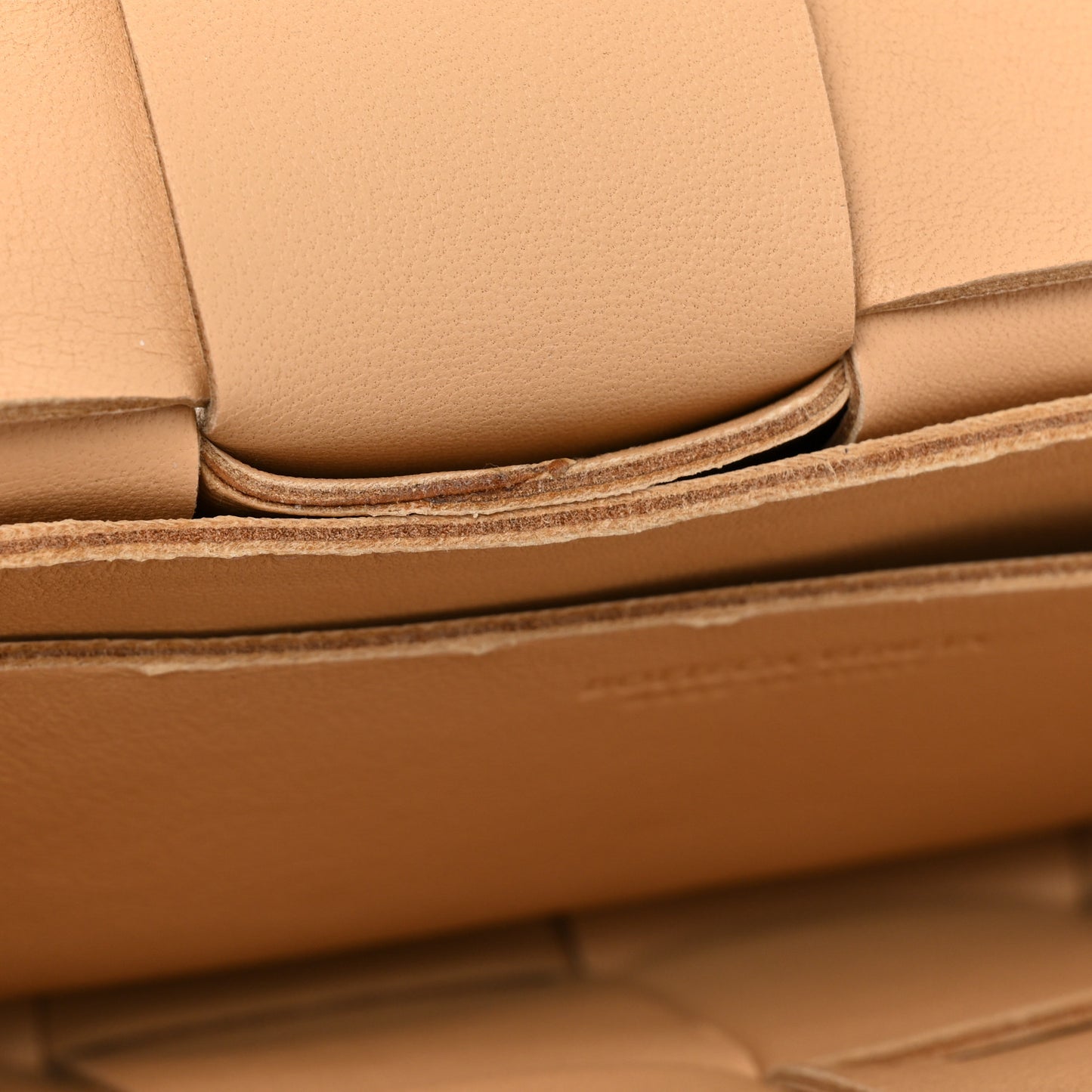 Nappa Intreccio Cassette Belt Bag Almond