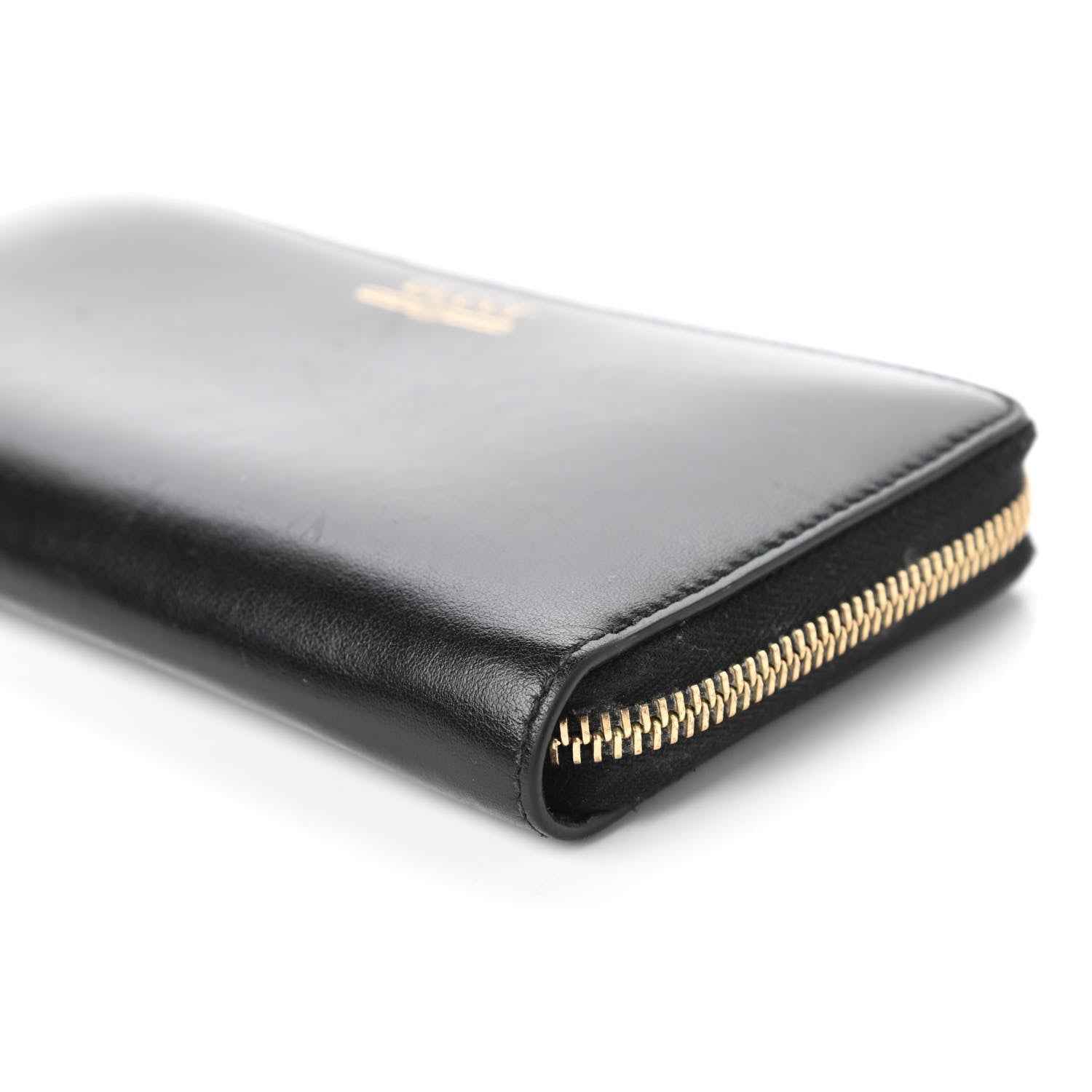 Gucci Smooth Calfskin Zip Around Wallet Black 7 of 10