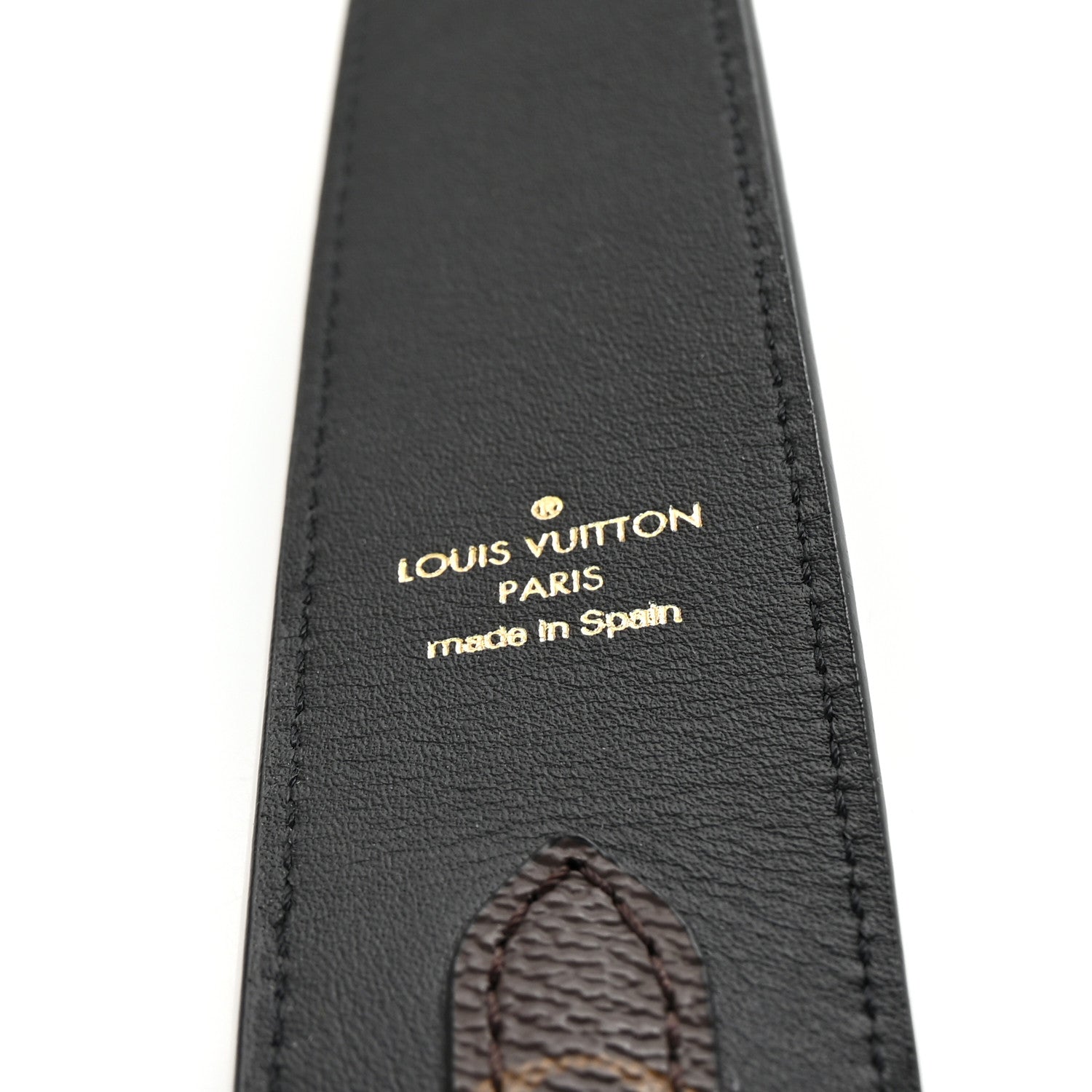 Louis Vuitton Monogram Bandouliere Shoulder Strap Black 4 of 5