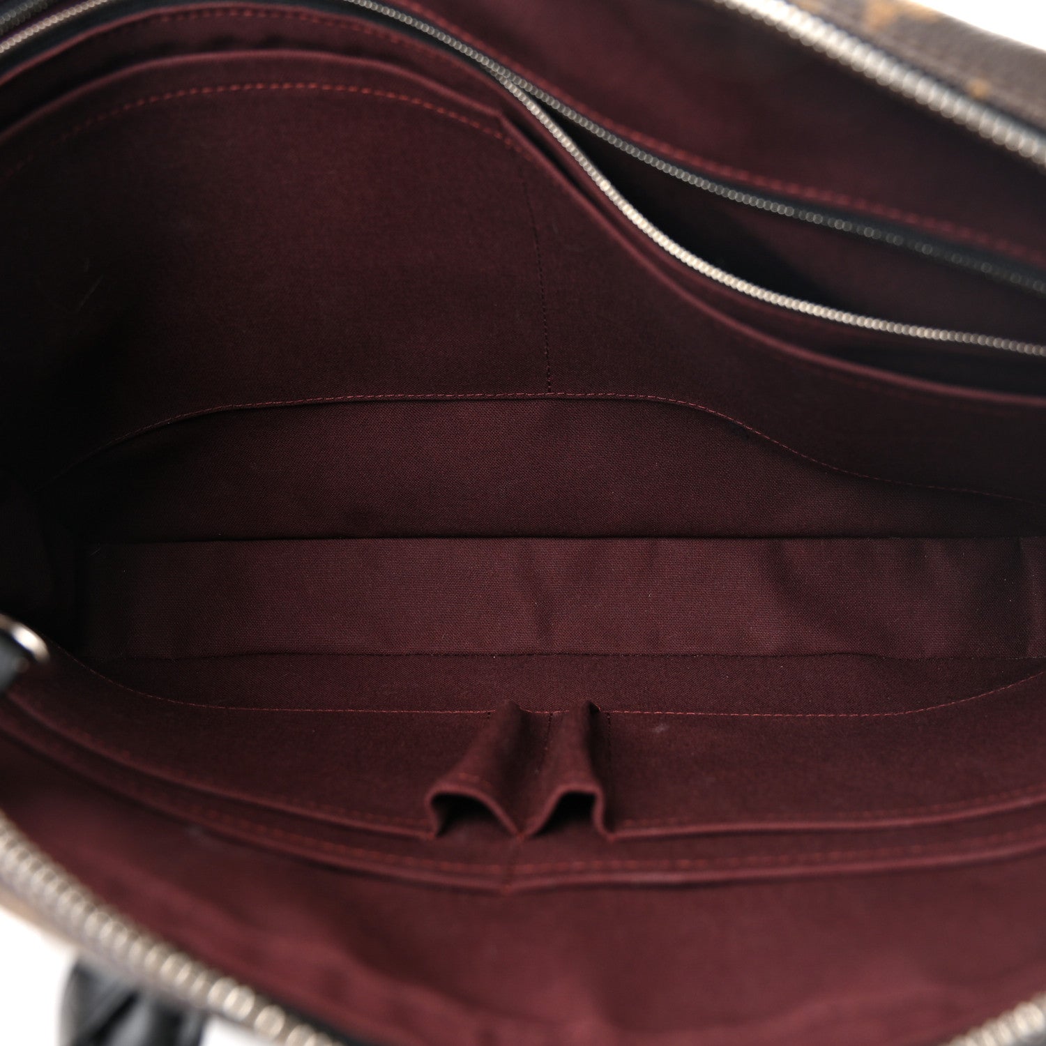 Louis Vuitton Monogram Macassar Porte Documents Voyage Soft Briefcase 5 of 15