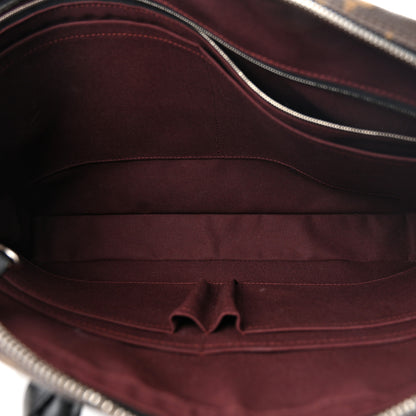 Louis Vuitton Monogram Macassar Porte Documents Voyage Soft Briefcase 5 of 15