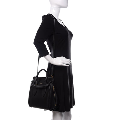 Alexander McQueen Grained Calfskin Large Heroine Black 2 of 12