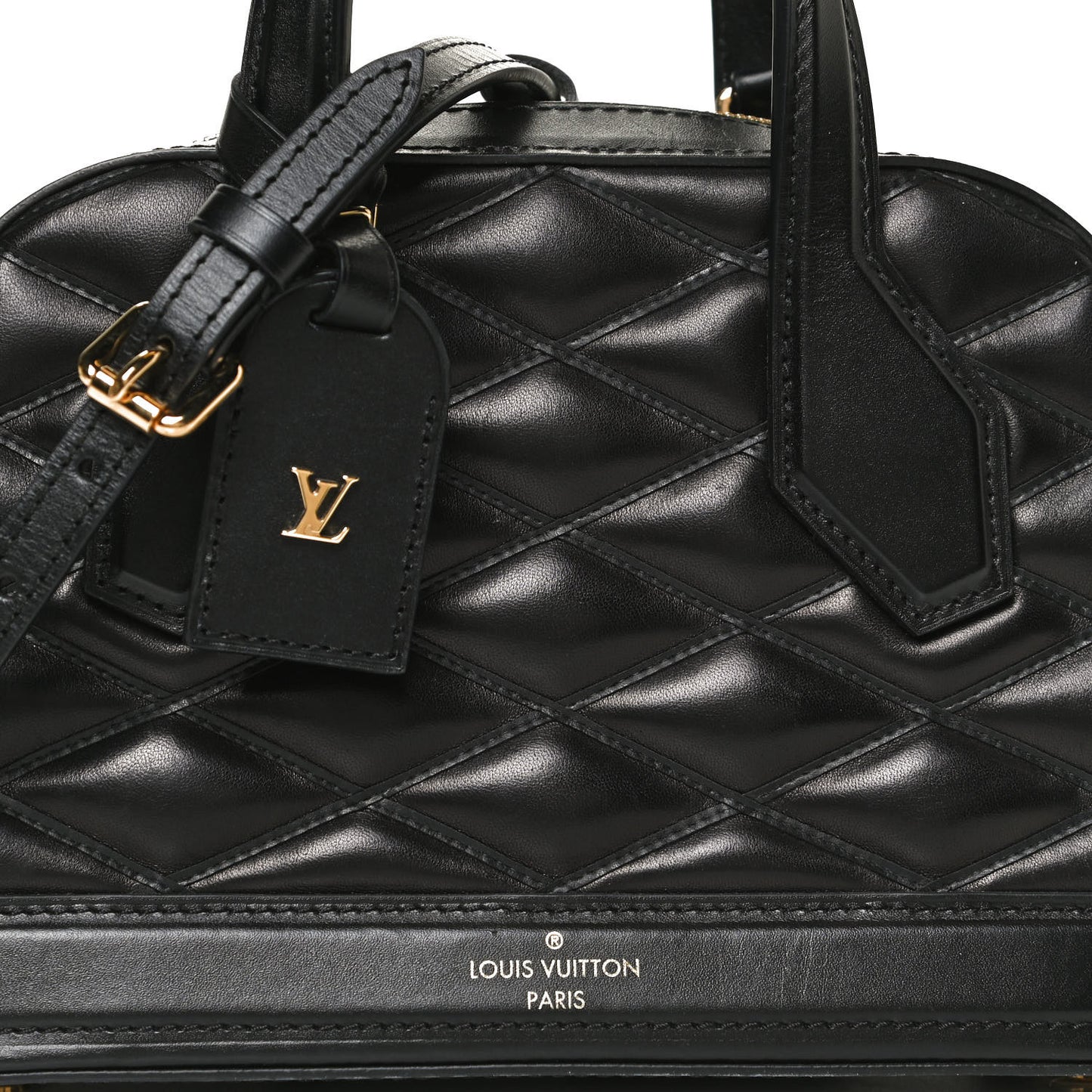 Lambskin Malletage Mini Dora Black