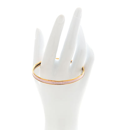 Hermes Enamel Uni Bangle 65 Rose Candeur 2 of 4