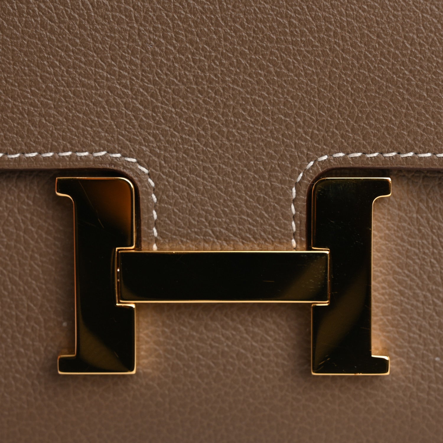 Hermes Evercolor Constance Slim Wallet Etoupe 9 of 10