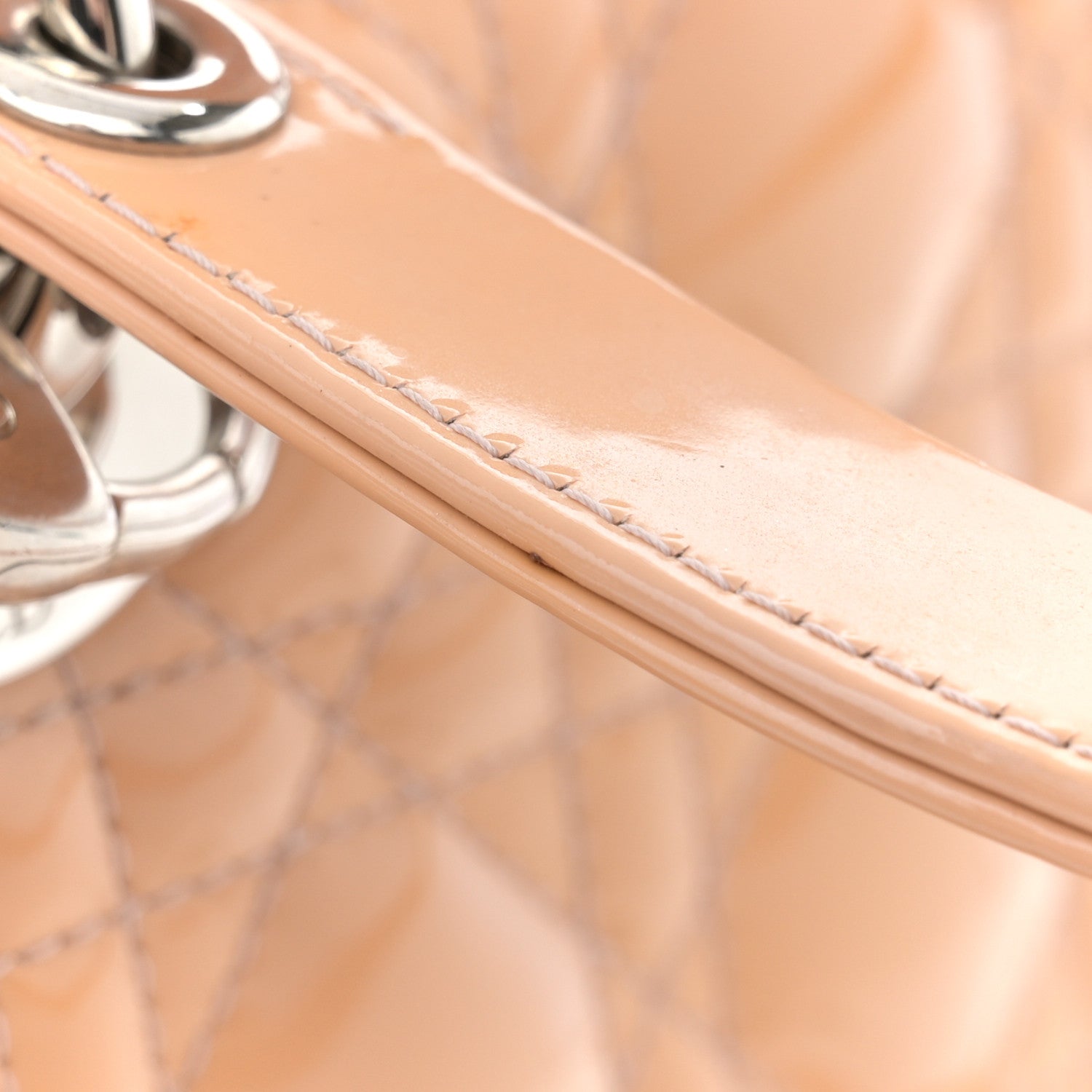 Christian Dior Patent Cannage Medium Lady Dior Rose Clair 13 of 15
