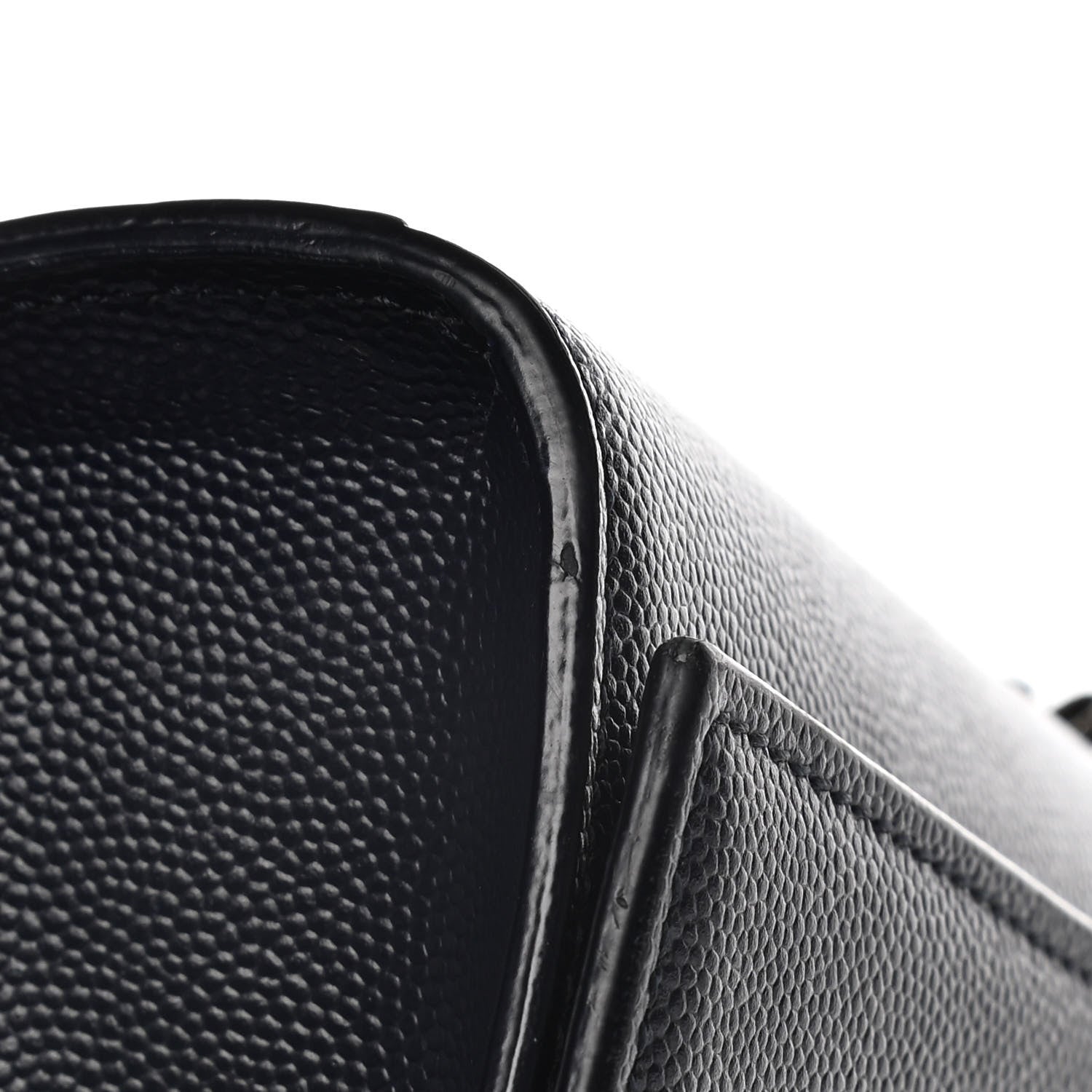 Saint Laurent Grain De Poudre Medium Classic Monogram Kate Satchel Deep Marine 11 of 15